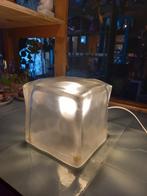 Glazen Kubus Lamp Ikea ice cube, Ophalen of Verzenden, Modern, Minder dan 50 cm, Glas