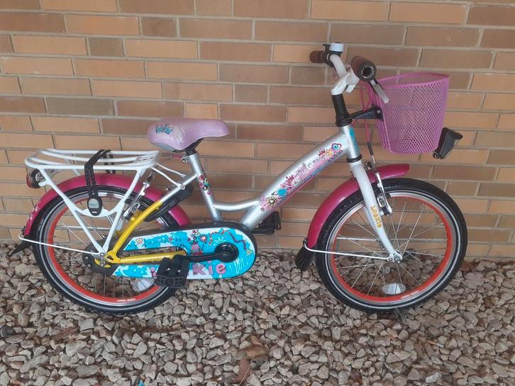 Zgan loekie prinses Wielmaat 18 inch, Fietsen en Brommers, Fietsen | Meisjes, Zo goed als nieuw, 18 inch, Ophalen