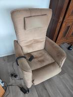 relaxfauteuil / sta op stoel, Ophalen, Gebruikt, Bruin, Stof