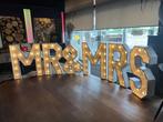 MR&MRS lichtletters te koop, Ophalen of Verzenden, Zo goed als nieuw