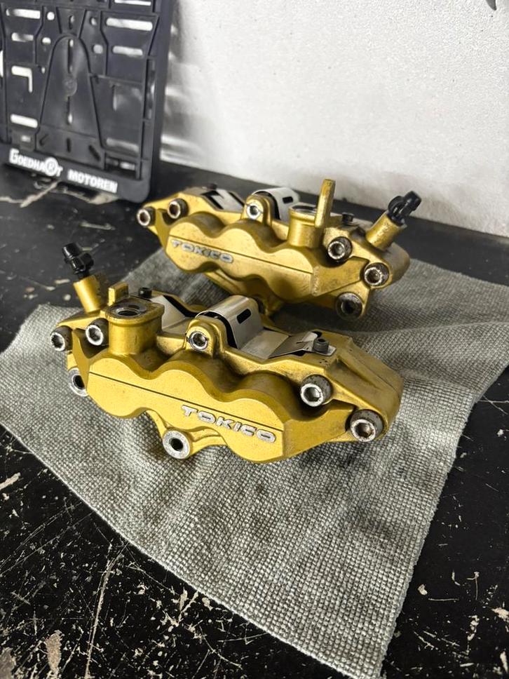 Tokico 6 pots remklauwen Suzuki GSXR 1000 K1 K2, Motoren, Onderdelen | Suzuki, Ophalen of Verzenden