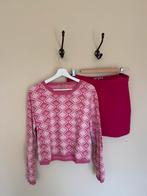 Vanilia set roze, Verzenden, Zo goed als nieuw, Roze, Boven de knie