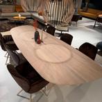 Mobitec Dolmen eetkamertafel 300 x 120 cm, Huis en Inrichting, Tafels | Eettafels, 100 tot 150 cm, Eikenhout, 200 cm of meer, Ophalen of Verzenden