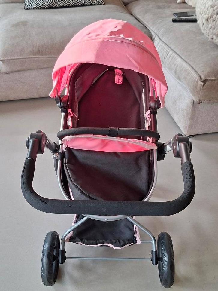 Poppenwagen | verstelbaar, Kinderen en Baby's, Kinderwagens en Combinaties, Zo goed als nieuw, Ophalen