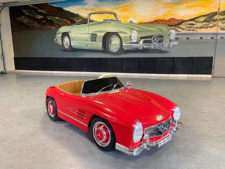 Mercedes Benz 300 SL Roadster - elektrische kinderauto, Kinderen en Baby's, Speelgoed | Speelgoedvoertuigen, Gebruikt, Ophalen of Verzenden
