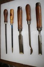 Diverse gereedschappen 5x , hakbeitels etc, Antiek en Kunst, Antiek | Gereedschap en Instrumenten, Ophalen of Verzenden