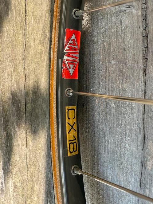 Voorwiel Mavic CX18 met Campagnolo Record naaf, Fietsen en Brommers, Fietsonderdelen, Gebruikt, Racefiets, Wiel, Ophalen