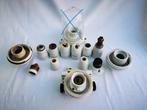 12 vintage Porseleinen E27 lamphouder fitting rozet art deco, Antiek en Kunst, Ophalen of Verzenden