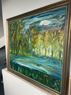 Schilderij - Mooie kleuren - Gebruikt, Antiek en Kunst, Kunst | Schilderijen | Klassiek, Ophalen