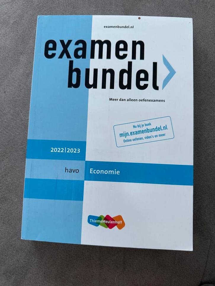Examenbundel Economie HAVO 2022/2023, Boeken, Schoolboeken, Zo goed als nieuw, Economie, HAVO, Ophalen of Verzenden