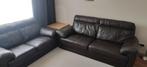 2- en 3-zits banken, Ophalen, Gebruikt, 150 tot 200 cm, Leer