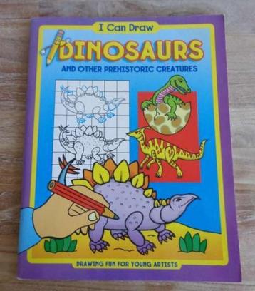 Dinosaurussen leren tekenen boek I can draw Dinosaurs dino beschikbaar voor biedingen