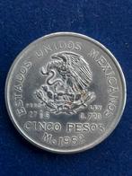 Mexico 5 pesos 1952, Zilver, Ophalen of Verzenden, Losse munt, Midden-Amerika