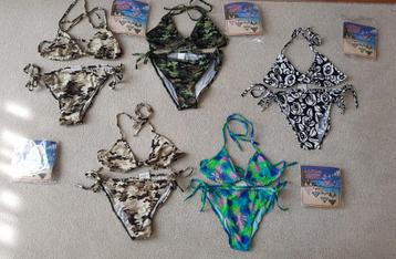 Bikini nieuw maat xs maat s leger bloemen design badkleding beschikbaar voor biedingen
