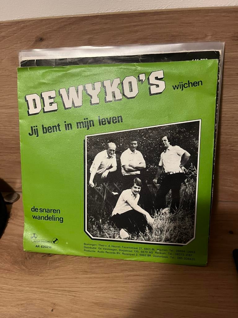 De Wyko’s - jij bent in mijn leven, Ophalen of Verzenden, Gebruikt, Overige formaten, Levenslied of Smartlap
