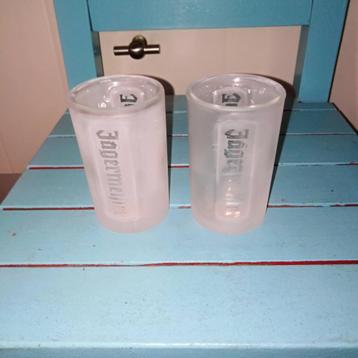 Jagermeister glaasjes dubbelwandig 2 stuks beschikbaar voor biedingen