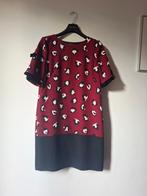 Modieuze gevoerde jurk met opvallende print, Maat 38/40 (M), Ophalen of Verzenden, Zo goed als nieuw, Knielengte