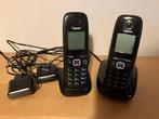 Siemens Gigaset AS405 Duo, Ophalen of Verzenden, Gebruikt, 2 handsets
