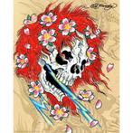 Ed Hardy poster - Redhead bij Stichting Superwens!, Verzamelen, Posters, Nieuw, Ophalen of Verzenden, A1 t/m A3, Rechthoekig Staand