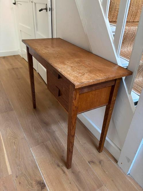 Retro Vintage bureau/sidetable/kastje, Huis en Inrichting, Tafels | Sidetables, Gebruikt, 25 tot 50 cm, 50 tot 100 cm, Rechthoekig