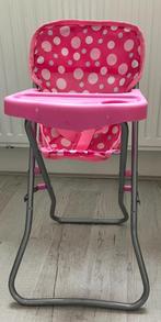 Opklapbare Kinderstoel voor de pop (met gratis campingbedje), Ophalen of Verzenden, Gebruikt, Babypop