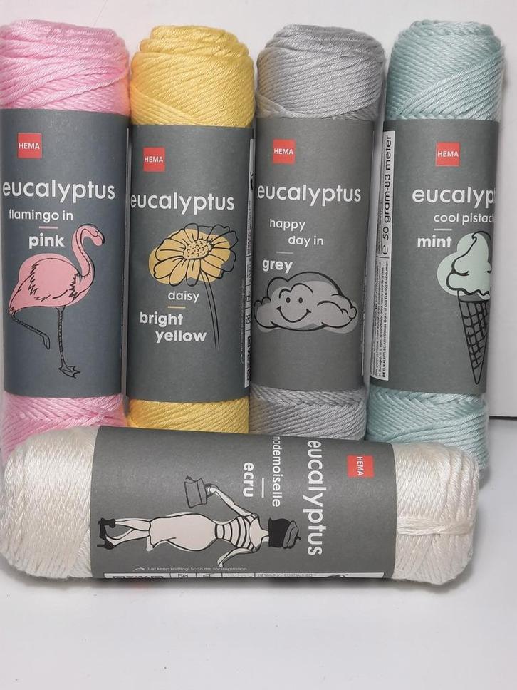 Eucalyptus garen, Hobby en Vrije tijd, Breien en Haken, Nieuw, Breien of Haken, Wol of Garen, Ophalen of Verzenden