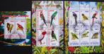 - 851 - 3 Blokken met 12 Papagaaien., Verzenden, Gestempeld, Dier of Natuur