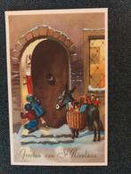 Groeten van St. Nicolaas, Verzamelen, Ansichtkaarten | Themakaarten, Ophalen of Verzenden, 1940 tot 1960, Ongelopen, Kinderen