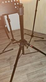 Microfoon of speakers statieven, Muziek en Instrumenten, Standaards, Ophalen, Gebruikt, Muziekstandaard, Microfoon