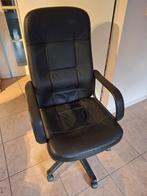 Bureaustoel - gasgeveerd - met wieltjes - zwart, Ophalen, Gebruikt, Zwart, Bureaustoel
