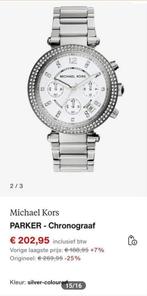 Michael kors horloge! Nog super mooie staat! Origineel!!, Overige merken, Staal, Staal, Ophalen of Verzenden