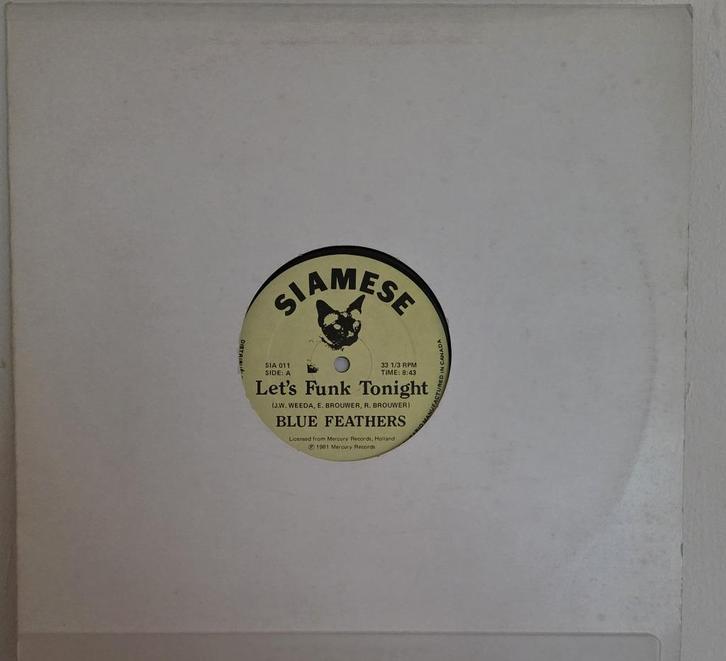 Blue Feathers – Let's Funk Tonight, Cd's en Dvd's, Vinyl Singles, Zo goed als nieuw, Maxi-single, Dance, 12 inch, Verzenden