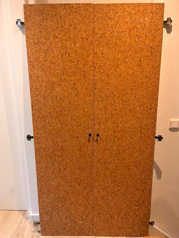 Twee mooie Ikea Kirkenes deuren incl. knopjes en scharnieren, Huis en Inrichting, Kasten | Kledingkasten, Zo goed als nieuw, 200 cm of meer