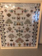 Vintage Merklap uit 1980, Antiek en Kunst, Antiek | Kleden en Textiel, Ophalen of Verzenden