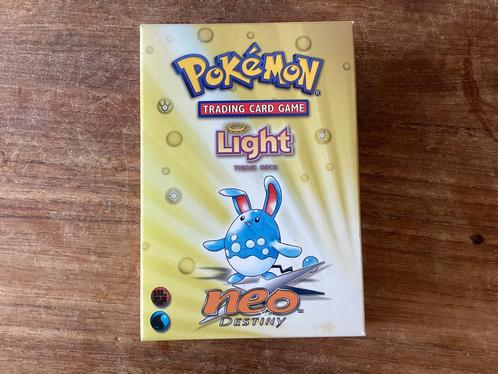 Neo Light Theme Deck Box 2002 - EMPTY BOX ONLY (No Cards)!, Hobby en Vrije tijd, Verzamelkaartspellen | Pokémon, Zo goed als nieuw