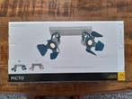 Fraaie Lucide Picto plafondlamp - grijs/blauw, Ophalen of Verzenden, Nieuw, Metaal