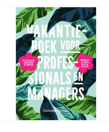  Vakantieboek voor professionals Business contact BCBC boek beschikbaar voor biedingen