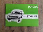 Origineel INSTRUCTIEBOEKJE - 1983 - TOYOTA STARLET - Keurig, Verzenden