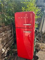 Rode Smeg Koelkast met Vriesvak, Witgoed en Apparatuur, Ophalen, 150 tot 200 liter, Gebruikt, 140 tot 160 cm