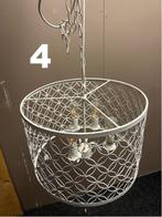 Diverse metalen hanglampen te koop per stuk €35,-, Ophalen, Gebruikt, Stoer, industrieel, Metaal