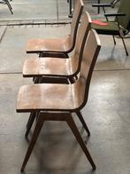 Vintage houten stoelen (24x), Huis en Inrichting, Stoelen, Ophalen, Gebruikt, Bruin, Vijf, Zes of meer stoelen