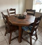 Mooie ronde eettafel met uniek symbool, Ophalen, Gebruikt, Klassiek, Rond