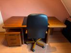 professioneel BUREAU + ladenkast + instelbare STOEL, Huis en Inrichting, Bureaus, Ophalen, Gebruikt, Bureau