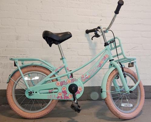 Meisjesfiets Supersuper Lola 16", Fietsen en Brommers, Fietsen | Meisjes, Gebruikt, 16 inch, Handrem, Ophalen