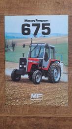 Folder Massey Ferguson 675 tractor, trekker, Ophalen of Verzenden, Zo goed als nieuw, Folder