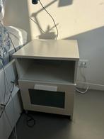 Nachtkastje wit IKEA, Huis en Inrichting, Slaapkamer | Nachtkastjes, Ophalen, Zo goed als nieuw, Minder dan 45 cm, Minder dan 55 cm