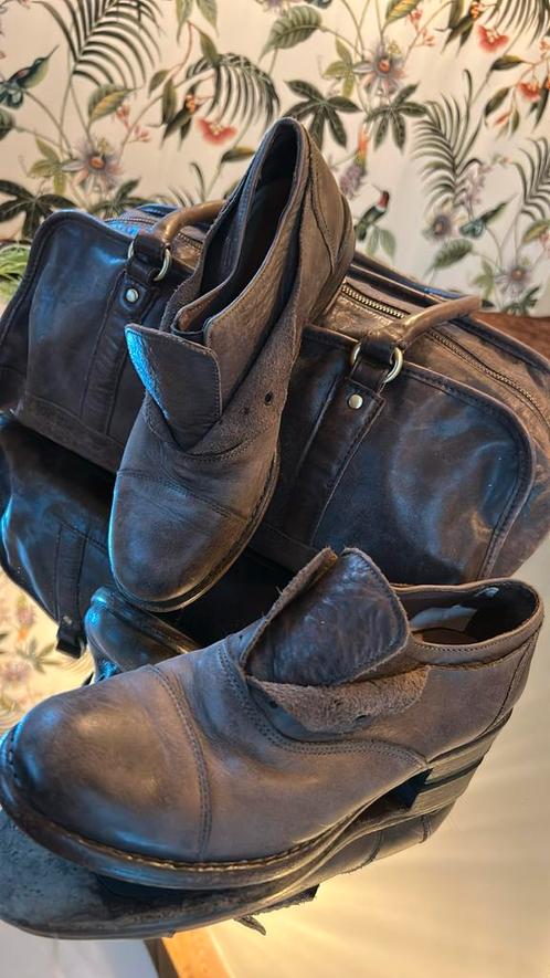 Italiaanse Leren Tas en Chiaroscuro Schoenen, Kleding | Dames, Schoenen, Zo goed als nieuw, Ophalen of Verzenden