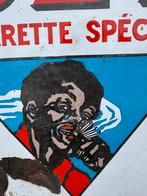 SET oud emaille reclamebord, Reclamebord, Gebruikt, ., Ophalen of Verzenden