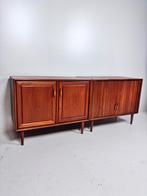 Vintage teak dressoir tvmeubel deens, Huis en Inrichting, Kasten | Dressoirs, Ophalen, Gebruikt, C, G