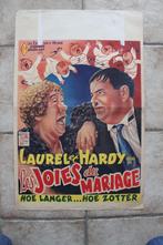 filmaffiche Laurel and Hardy Twice Two filmposter, Rechthoekig Staand, Ophalen of Verzenden, Zo goed als nieuw, A1 t/m A3